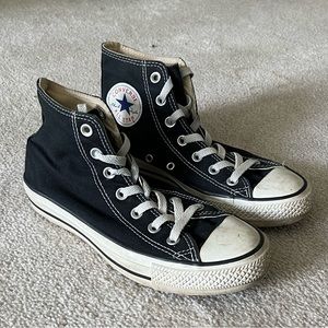 Black and White Converse